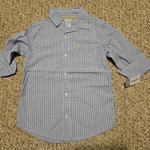 Carter's Light Blue Pinstripe Button-Down Shirt